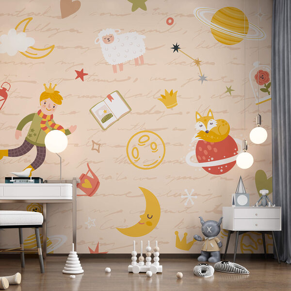 Patrón de personajes de dibujos animados