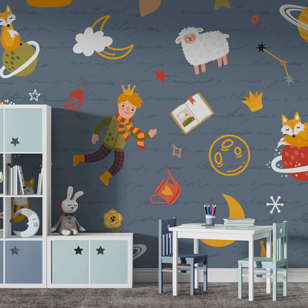 Patrón de personajes de dibujos animados