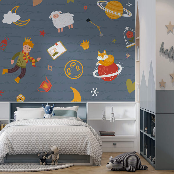 Patrón de personajes de dibujos animados