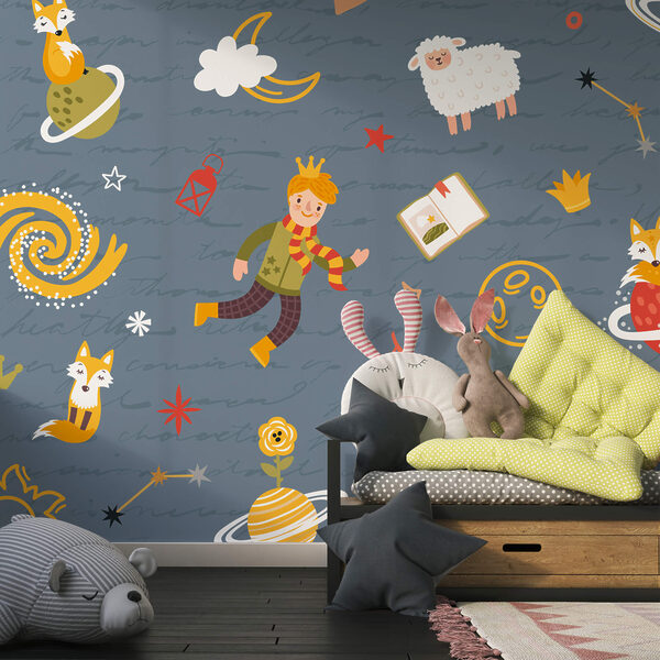 Patrón de personajes de dibujos animados