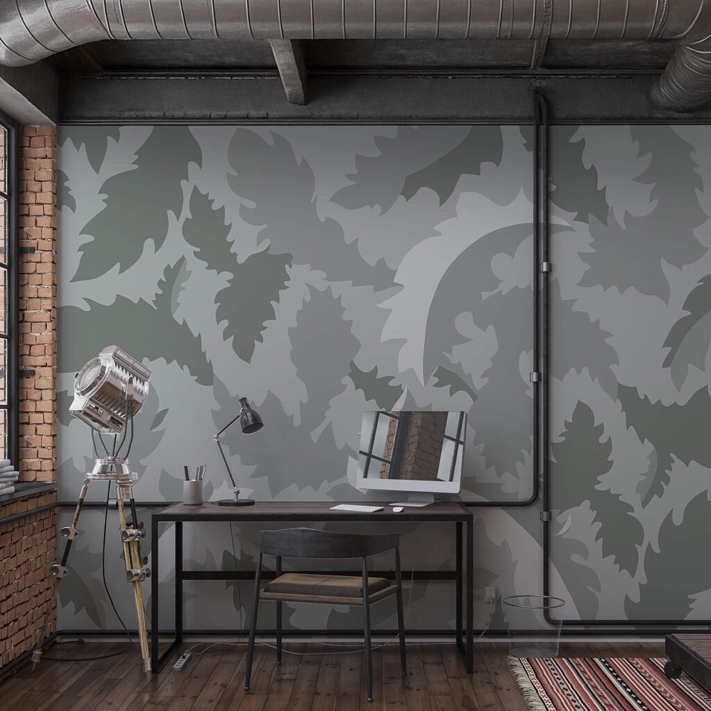 Patrón gris y blanco