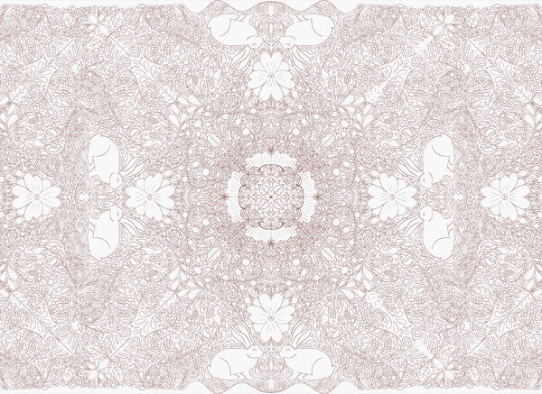 White and red pattern