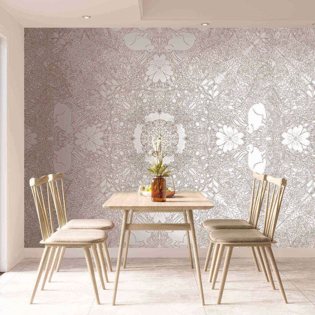 Patrón blanco y rojo