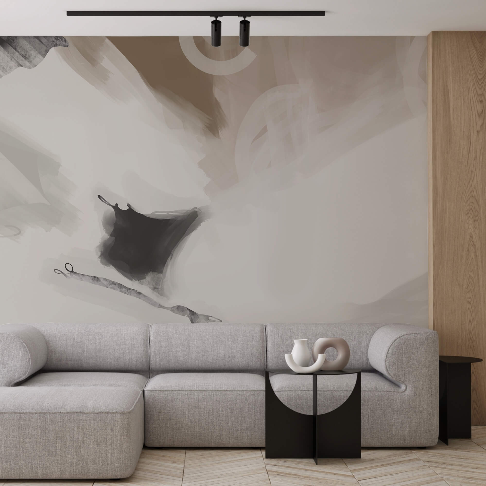 Pintura de una manta raya