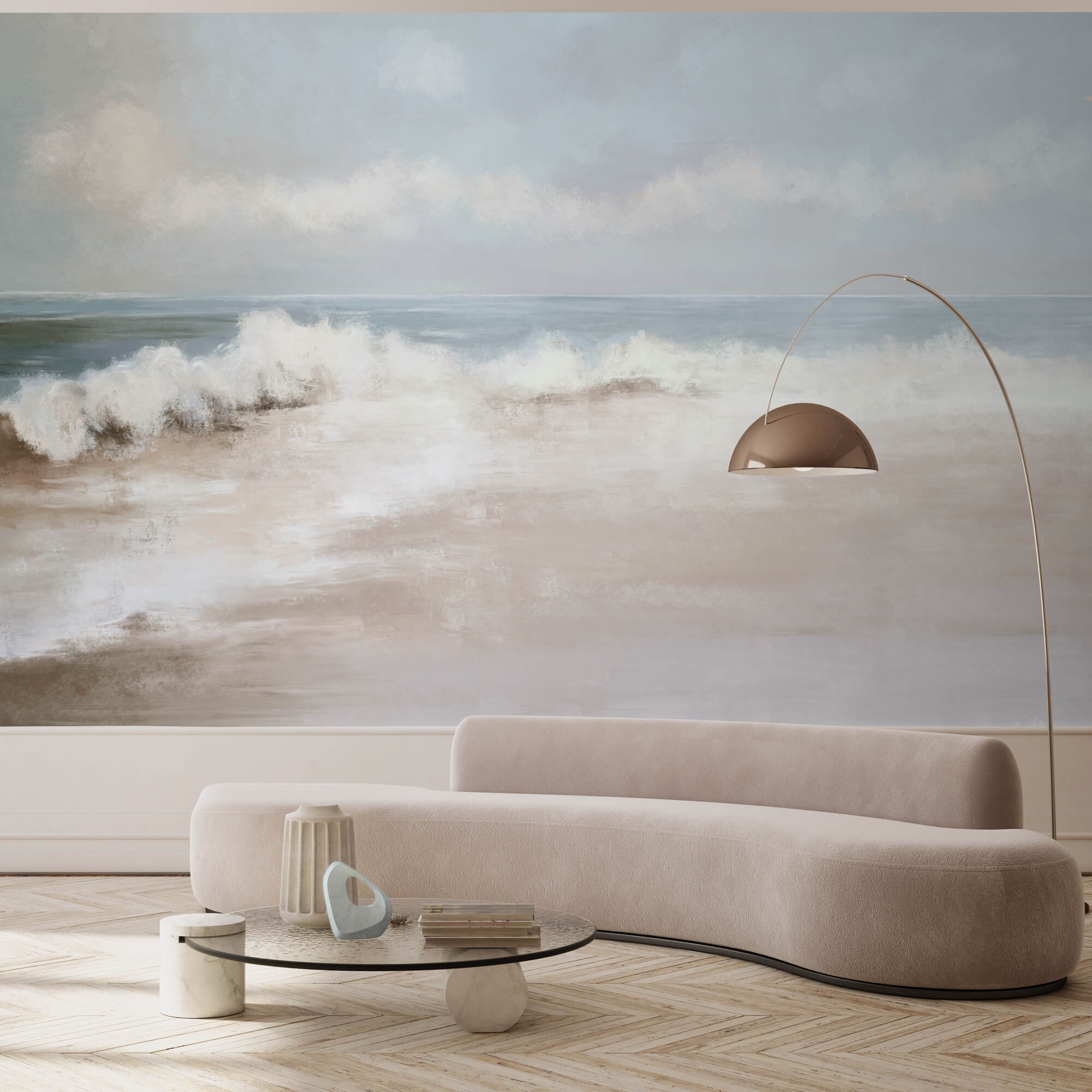 Pintura de una playa