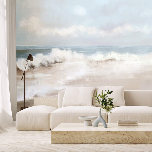 Pintura de una playa