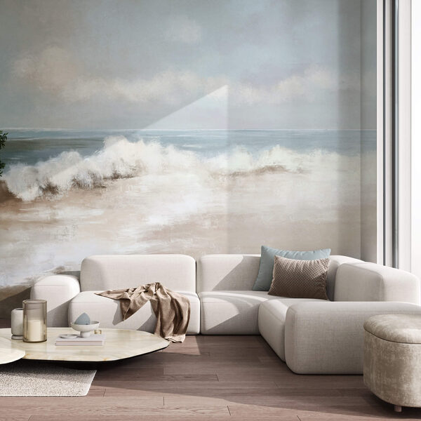 Pintura de una playa