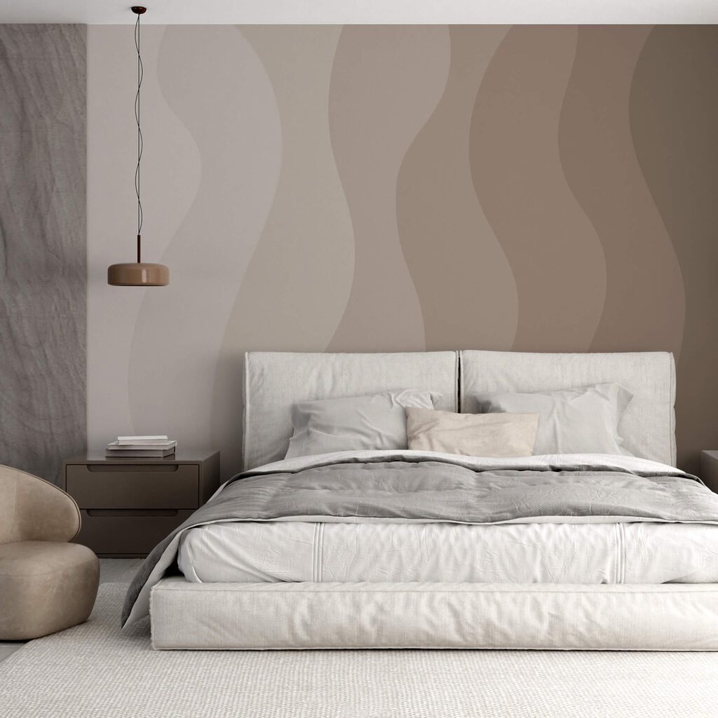 Ondas armoniosas de colores suaves