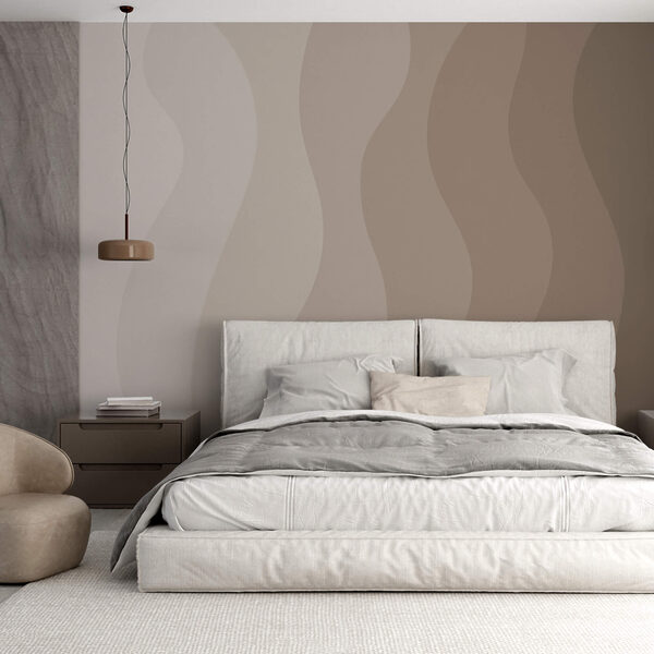 Ondas armoniosas de colores suaves