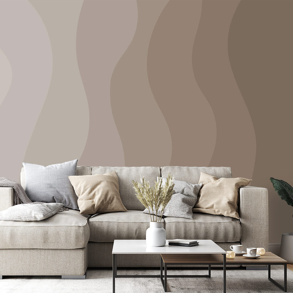 Ondas armoniosas de colores suaves