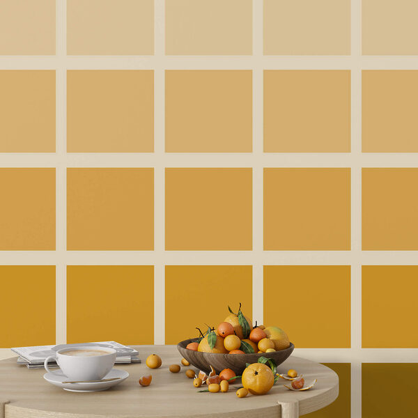 Cuadrados amarillos y marrones Cuadrados amarillos y marrones