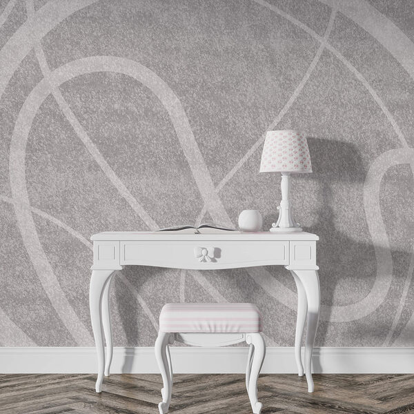 Diseño abstracto en gris y blanco