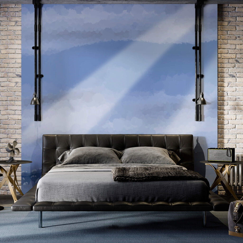 Nubes y rayos de luz en el cielo Nubes y rayos de luz en el cielo