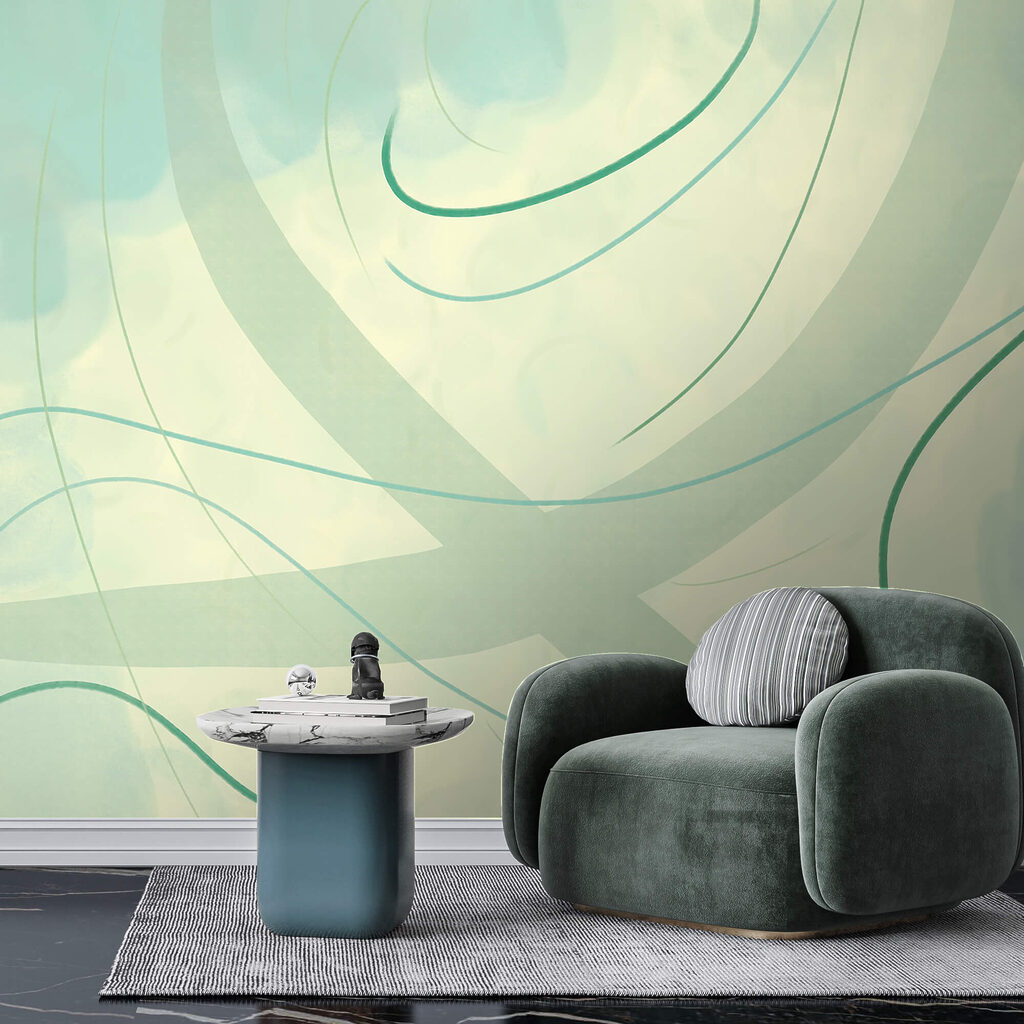 Suaves remolinos de color y forma