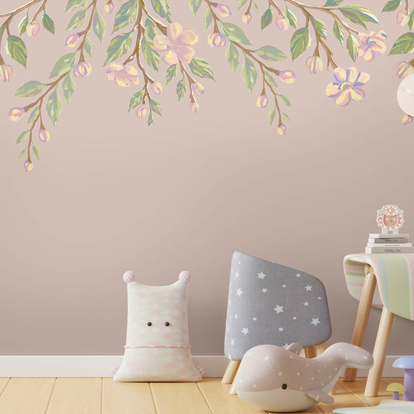 Delicado diseño floral sobre un fondo suave