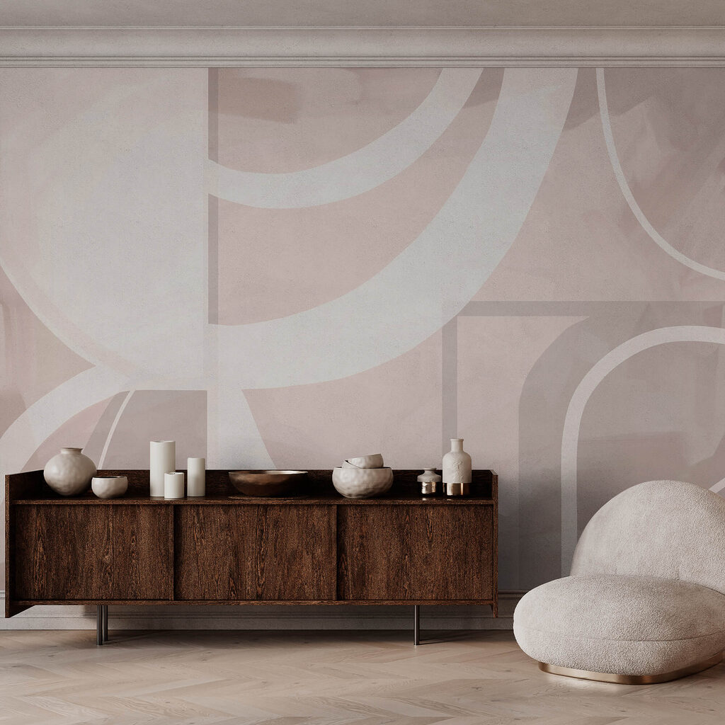 Formas abstractas en suaves colores pastel Formas abstractas en suaves colores pastel