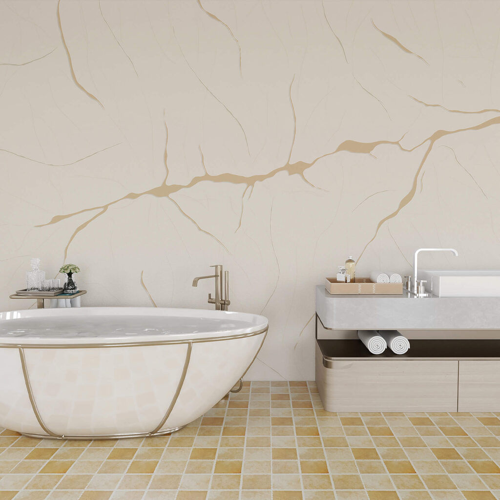 Superficie blanca con grietas Superficie blanca con grietas