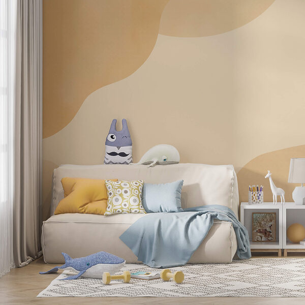 Fondo blanco y marrón claro