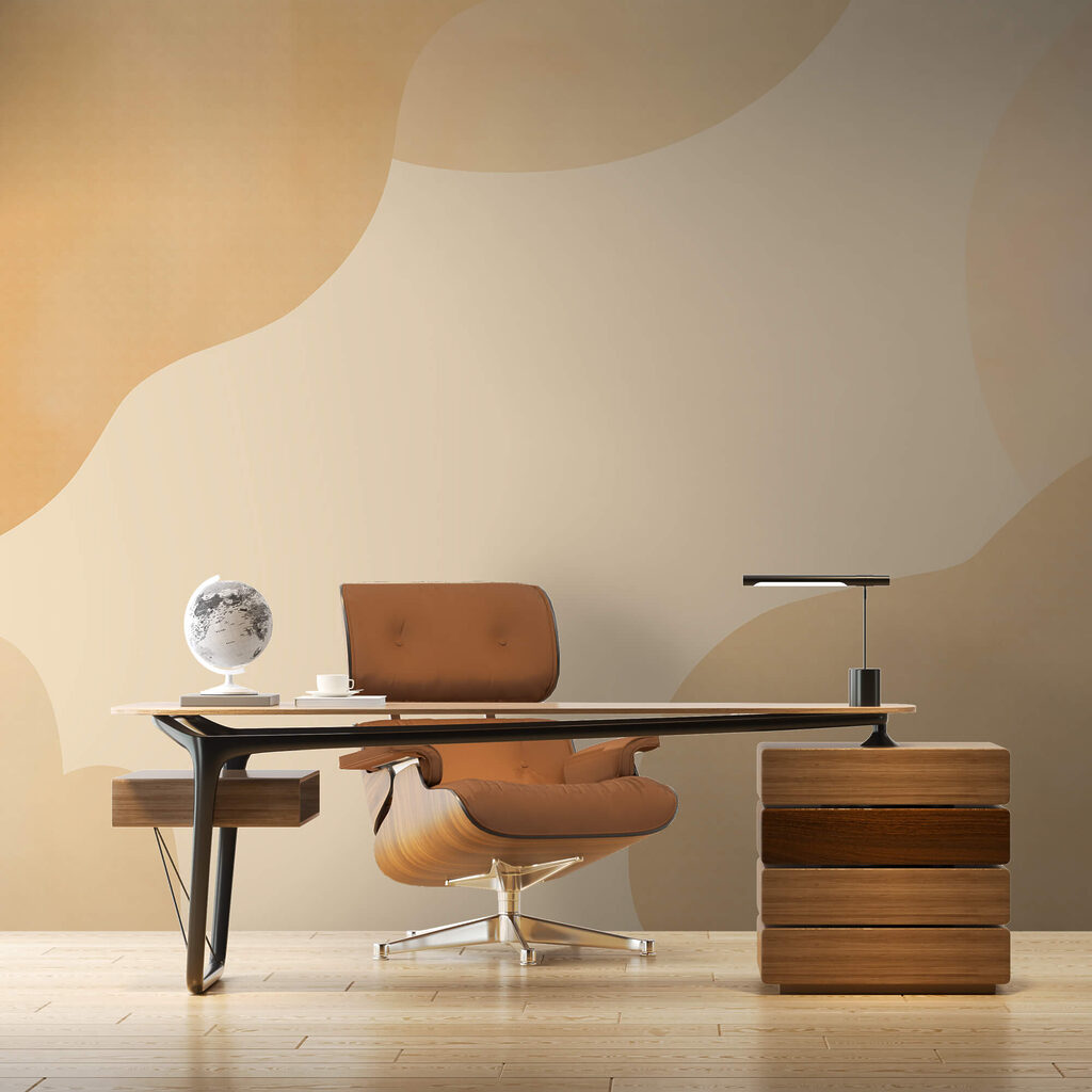 Fondo blanco y marrón claro