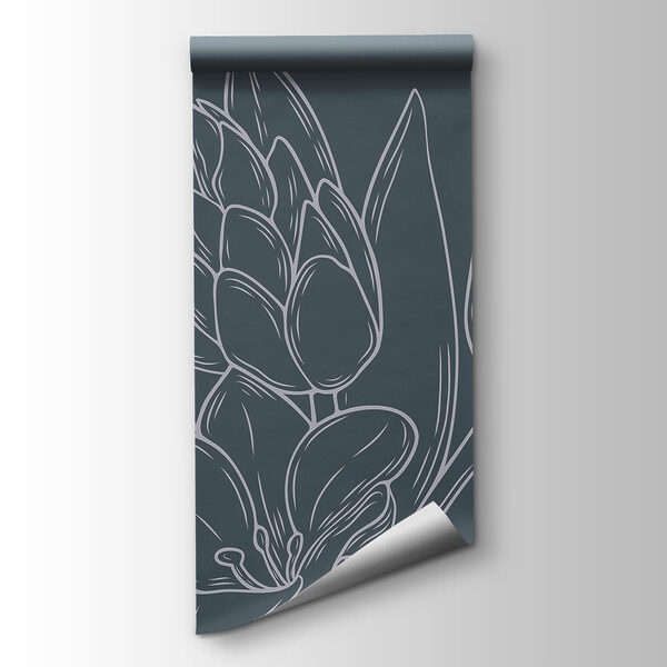 Delicate flowers against a dark background Delicate flowers against a dark background