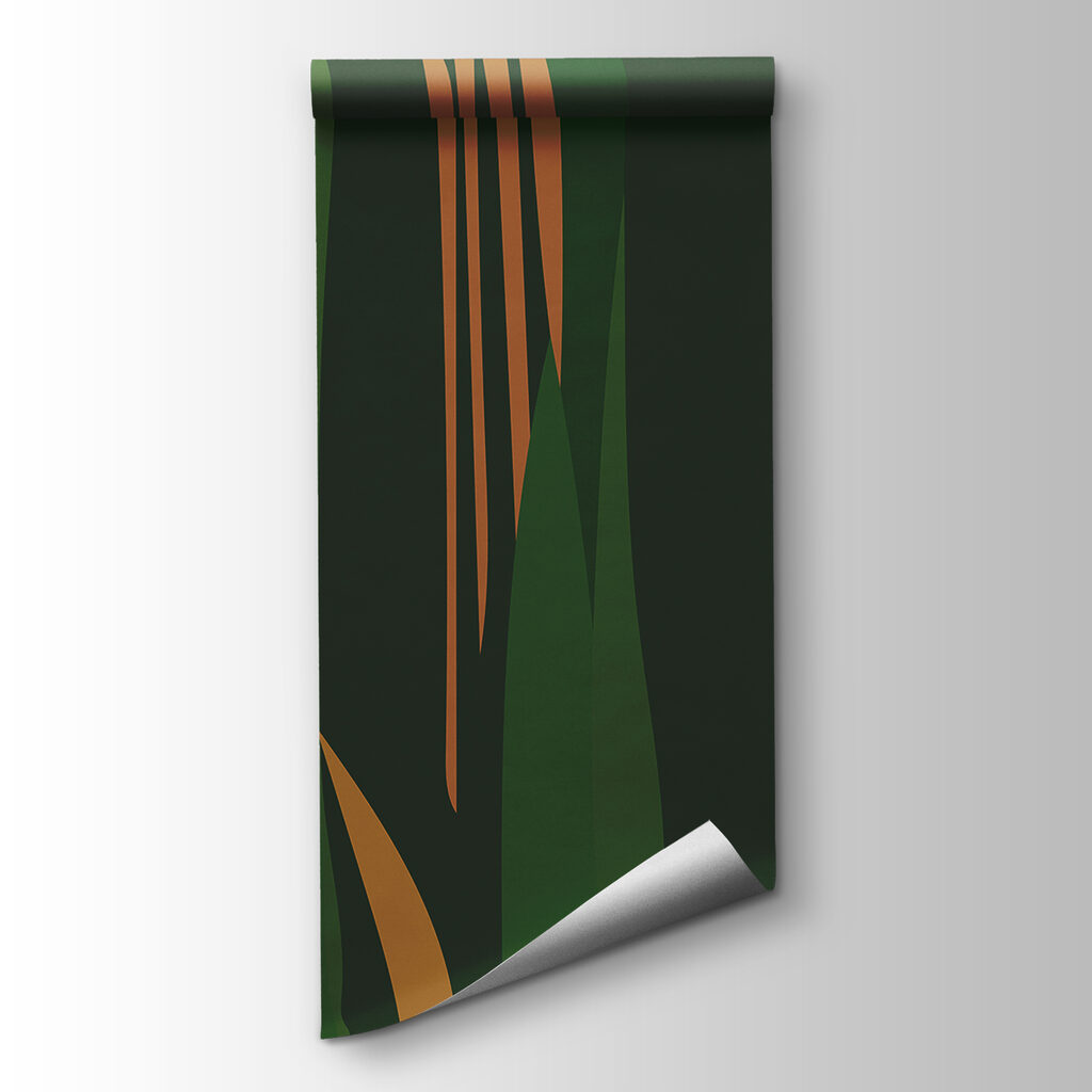Green and brown striped pattern