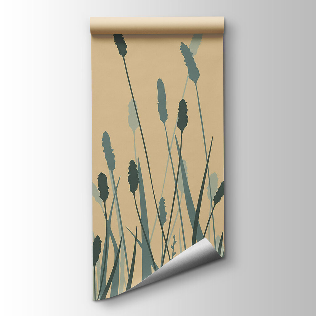 Gentle waves of green swaying gracefully