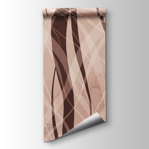 Soft waves in warm earth tones Soft waves in warm earth tones