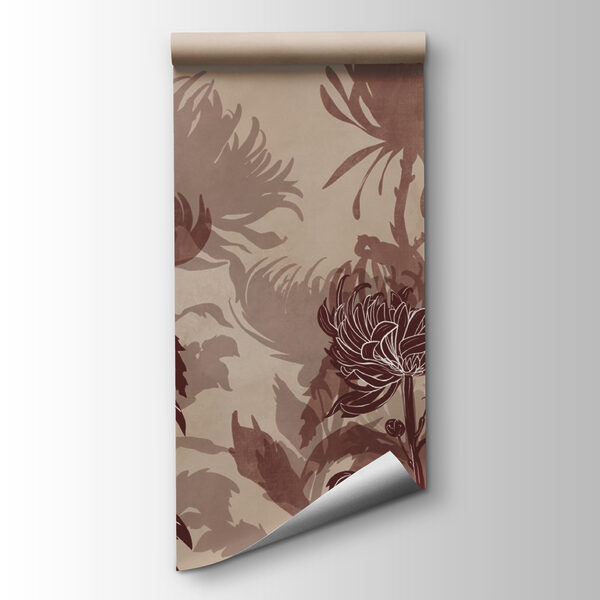 Drawing of flowers and leaves Drawing of flowers and leaves