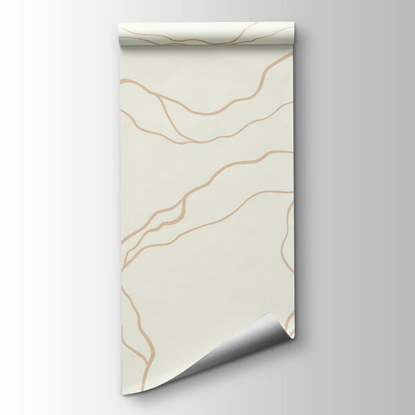 White and orange lines