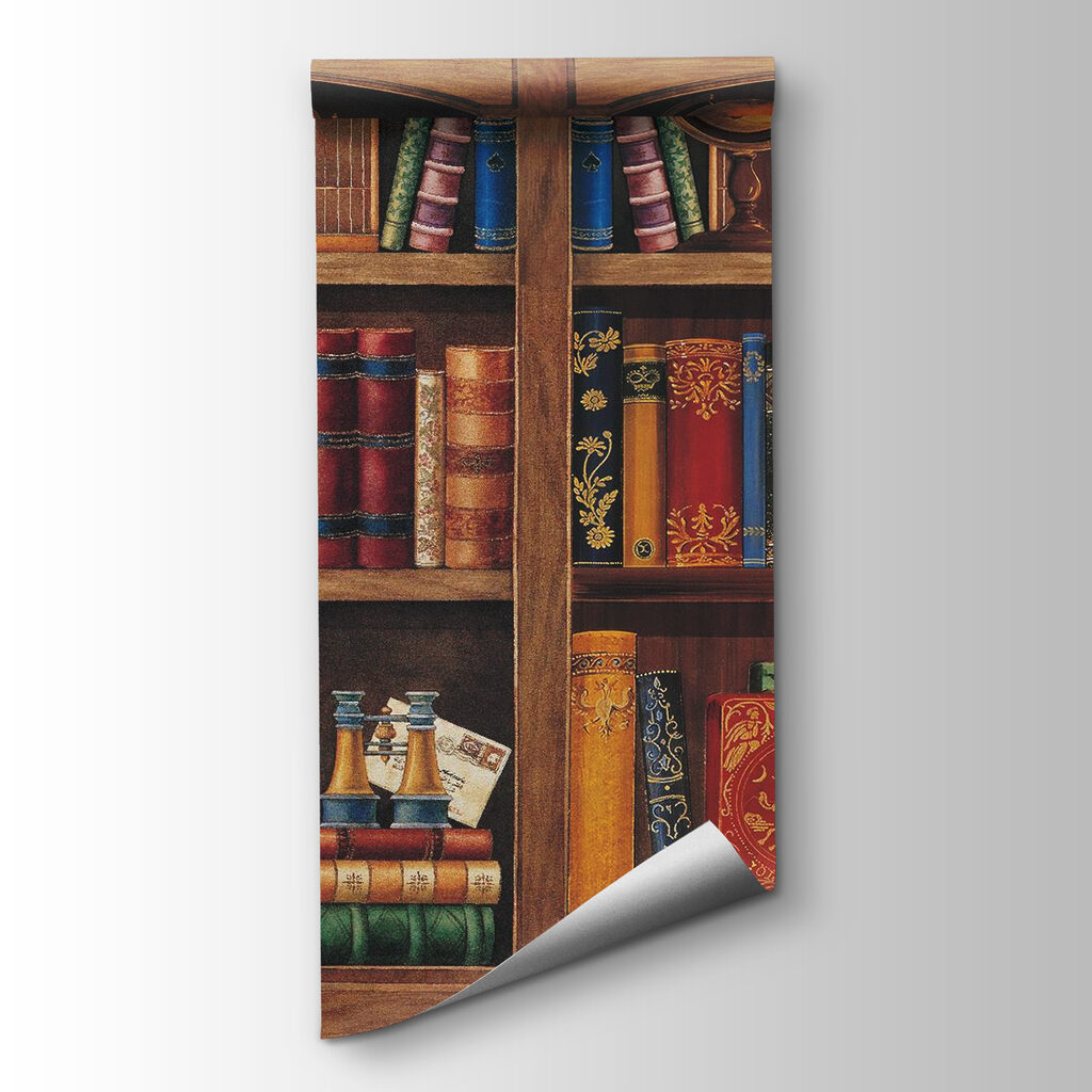 Bookshelf full of books