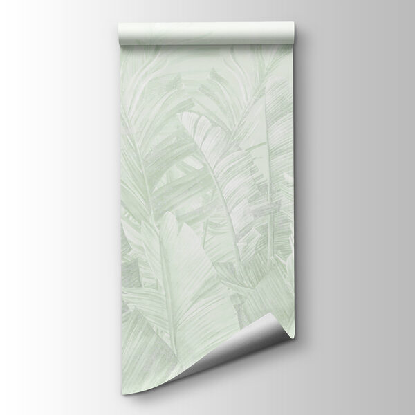 Soft green leaves in gentle layers