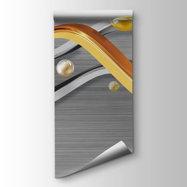 Metallic curves with floating orbs