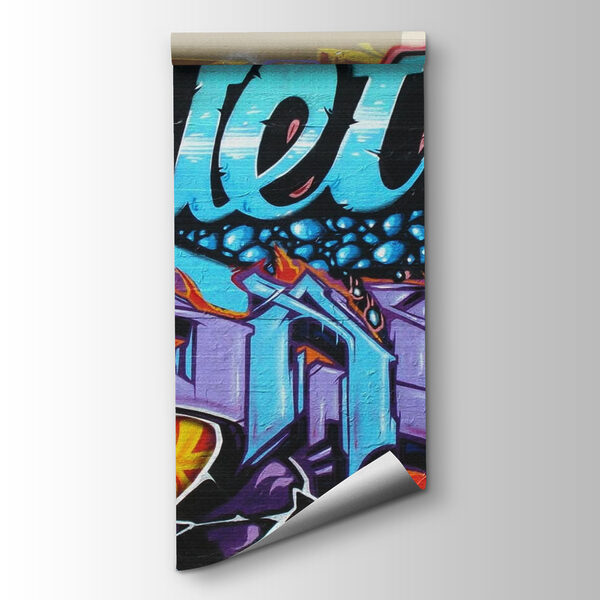 Wall with graffiti