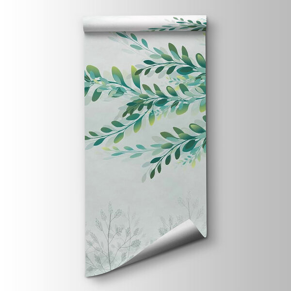 Green leaves on a branch