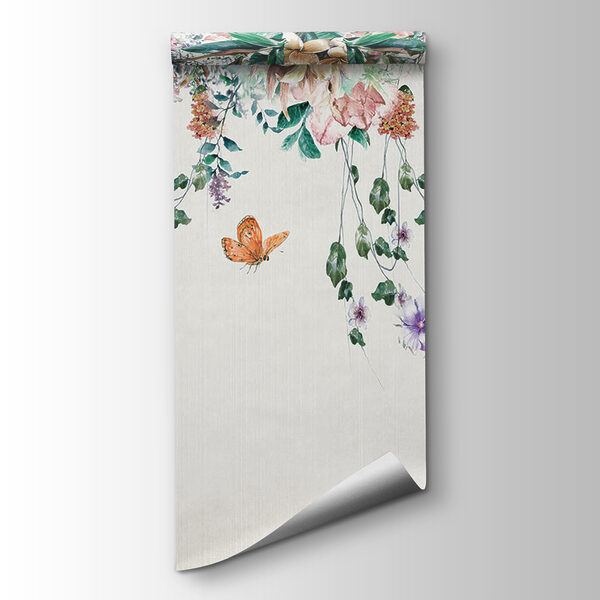 Painting of flowers and butterflies Painting of flowers and butterflies