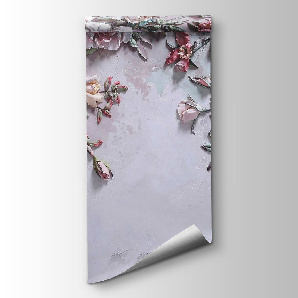 Delicate blooms on a soft canvas