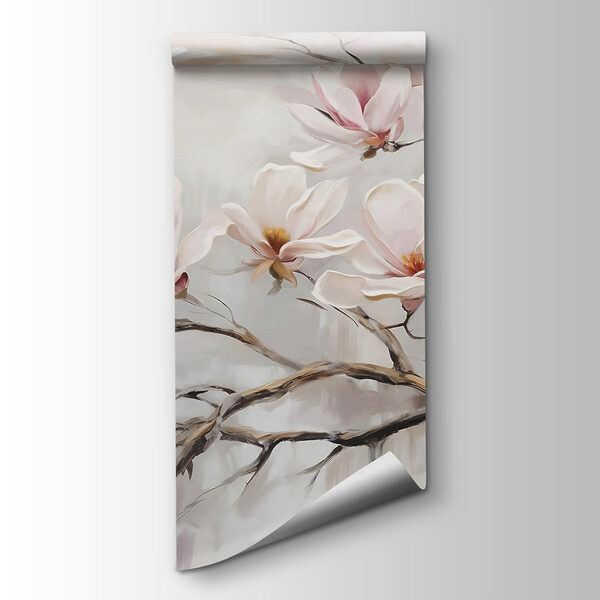 Painting of flowers on a branch Painting of flowers on a branch