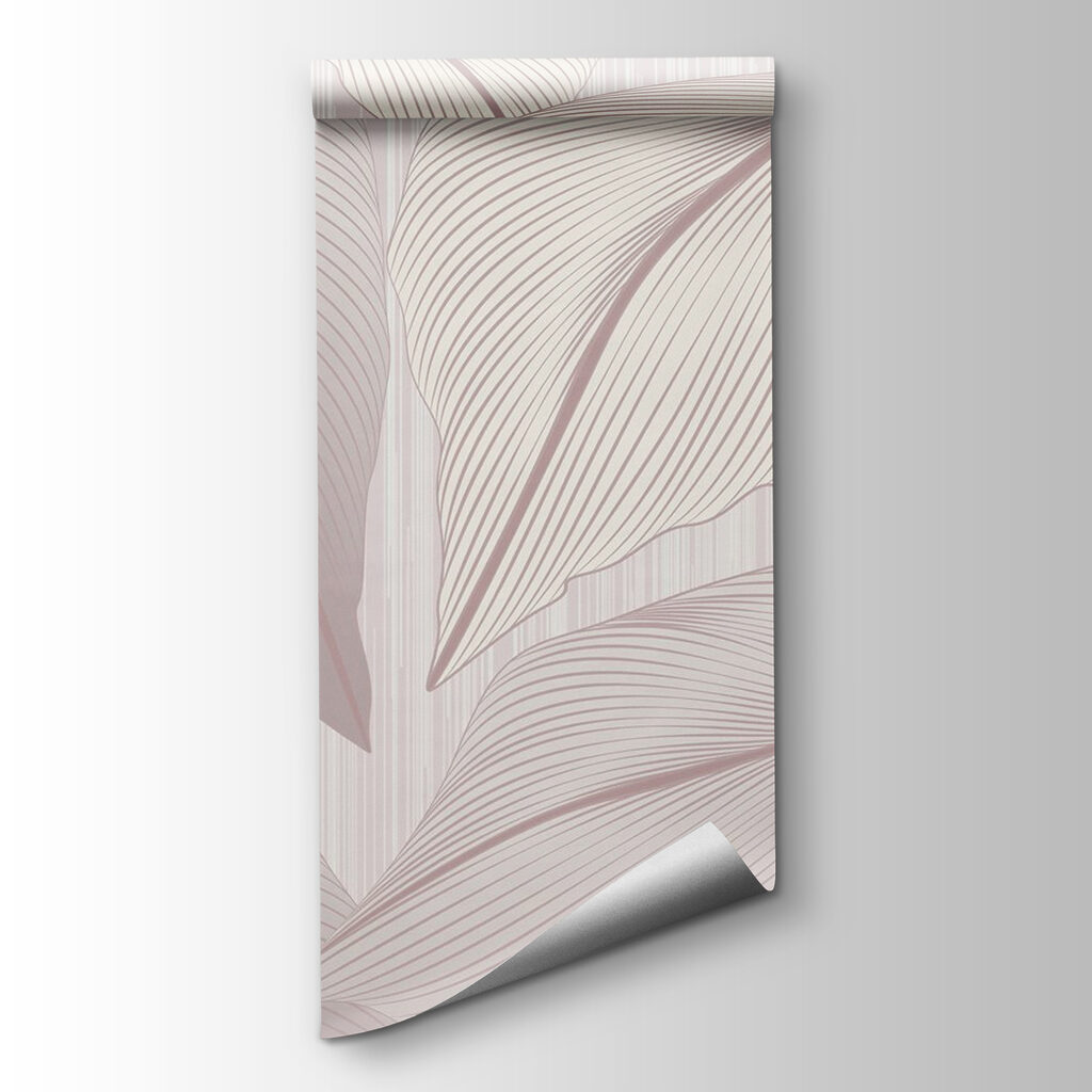 Elegant leaves in soft tones