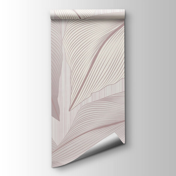 Elegant leaves in soft tones