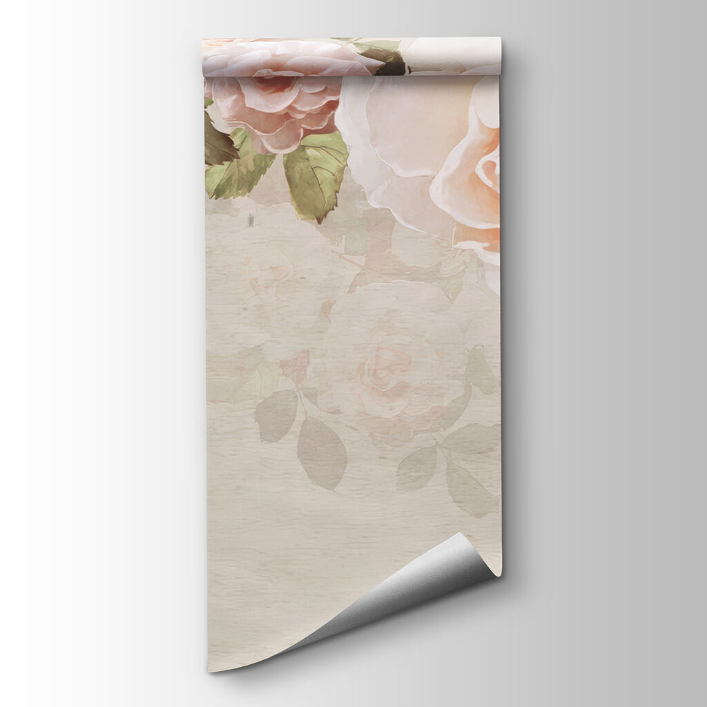 Group of flowers on a white background