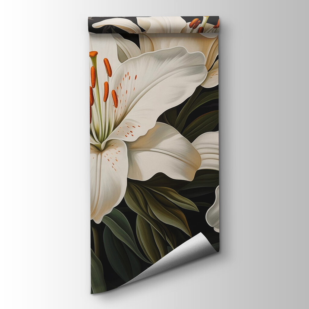 Delicate blooms in serene colors