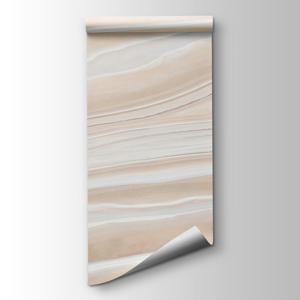 Elegant waves of soft neutral tones