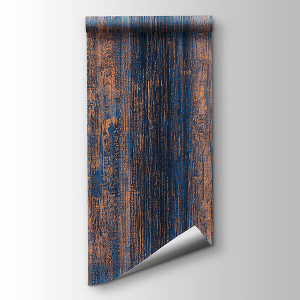 Blue and orange striped surface Blue and orange striped surface