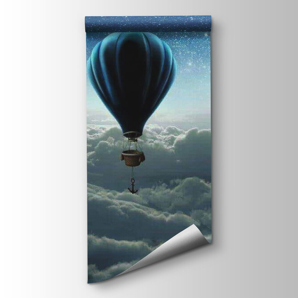 Hot air balloon in the sky