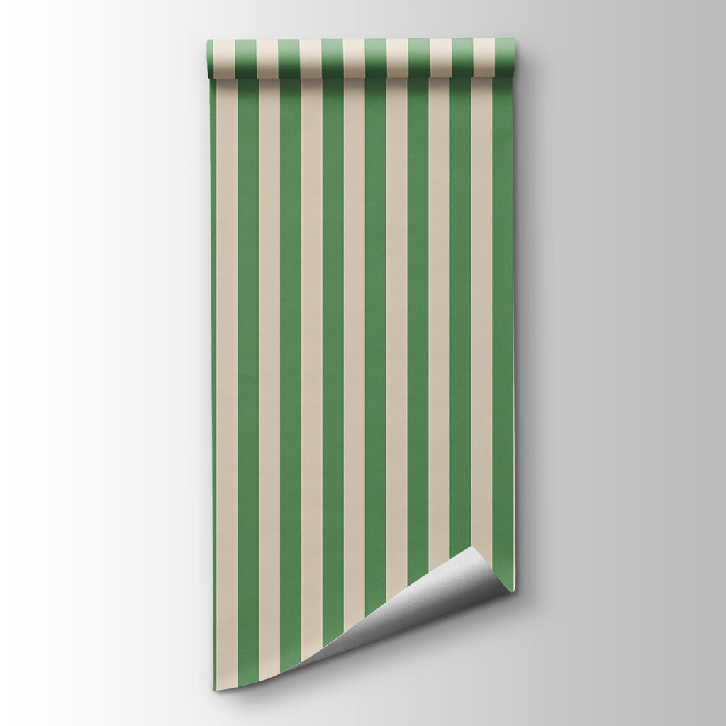 Green and beige striped background