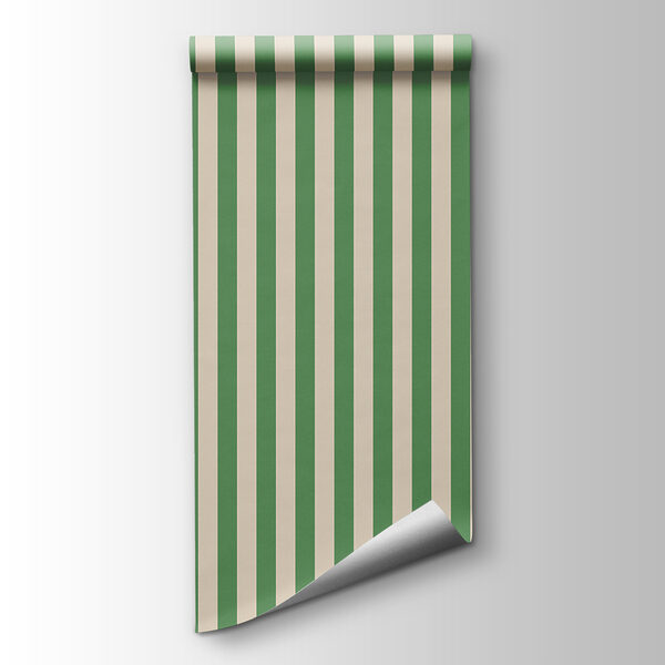Green and beige striped background