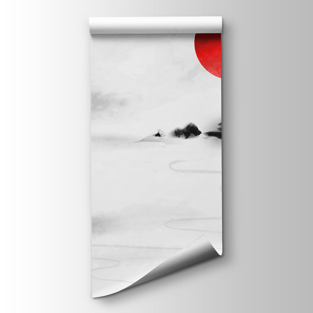 Painting of a boat in the water Painting of a boat in the water