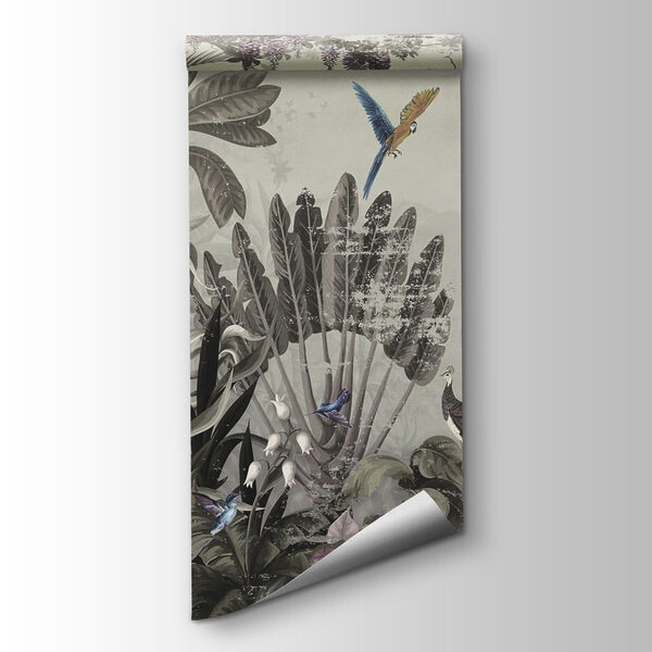 Wallpaper with birds and plants Wallpaper with birds and plants