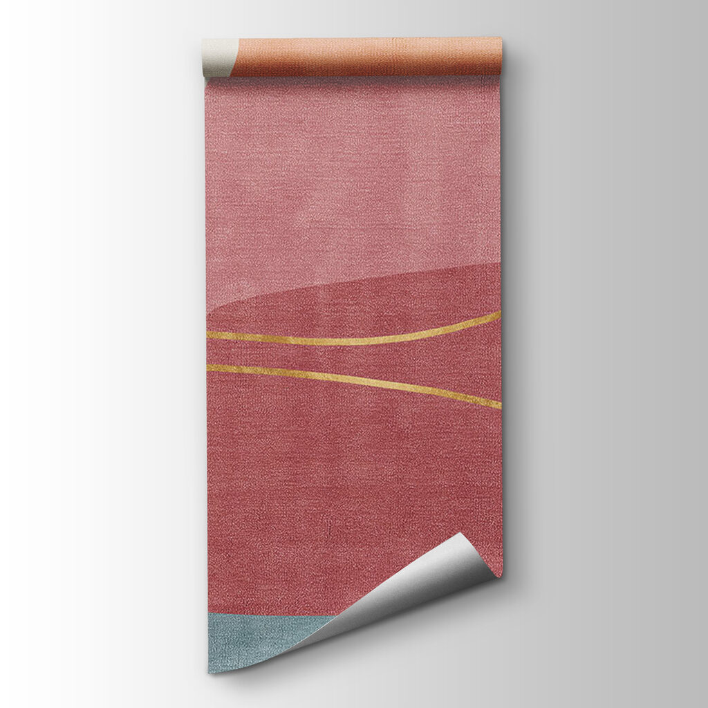 Abstract harmony in soft, pastel hues