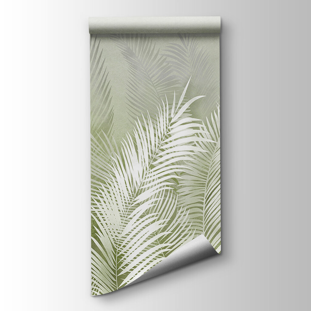 A white leaves on a gray background A white leaves on a gray background